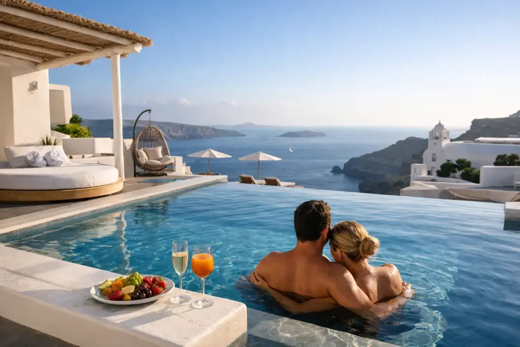 12 Best Honeymoon Suites Greece Couples Love