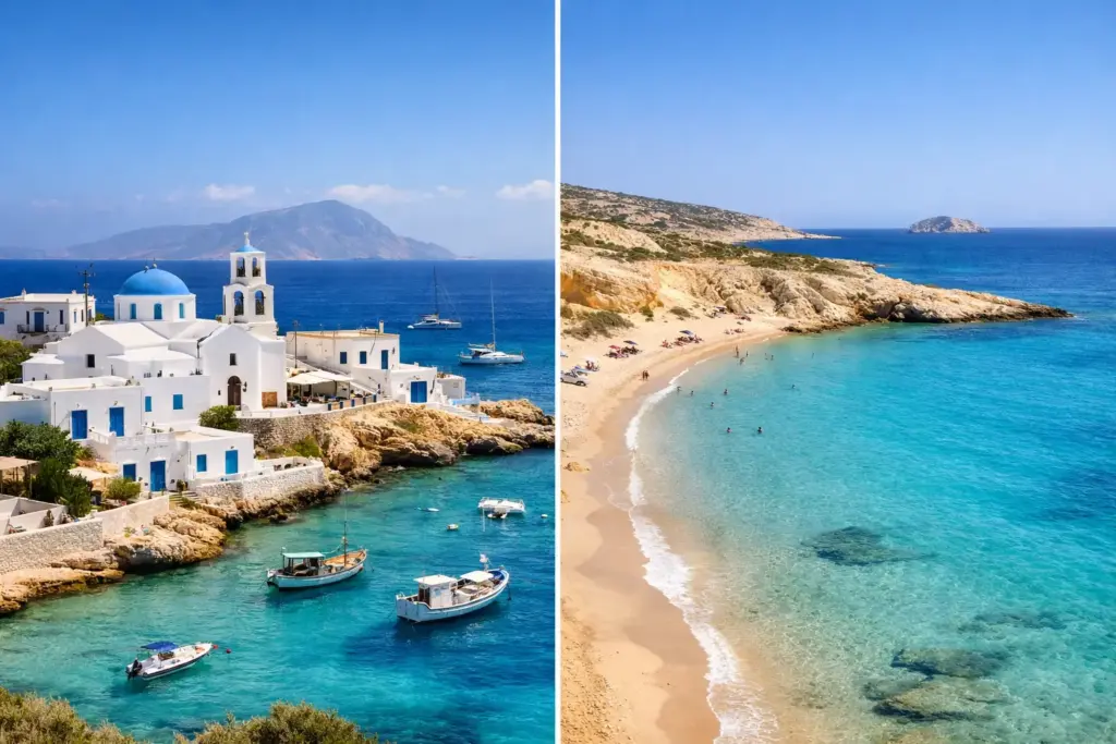 How to Choose Chora or Pori in Koufonisia