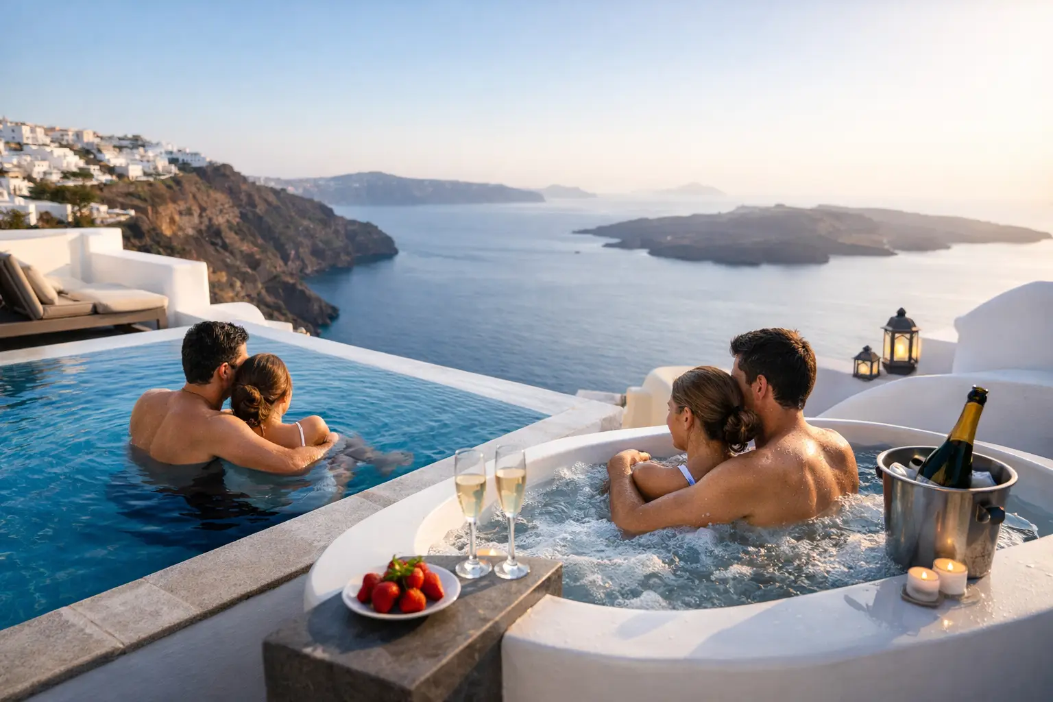 Private Pool or Jacuzzi for Couples in Greece