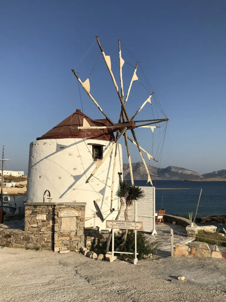 Windmill above Chora, Koufonisia